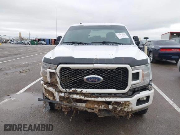 2018 Ford F-150 XL with VIN 1FTEW1E59JKD99284, listed as a IAAI auction lot 41203530 with 153,800 mi miles. Bid and sale history available at carsss.com. Image 12.