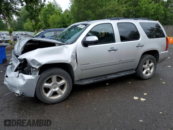 2010 Chevrolet Tahoe LTZ with VIN 1GNUKCE07AR223100, listed as a Copart auction lot 57439685 with 149,383 mi miles and Salvage title. Bid and sale history available at DreamBid. Image 1.