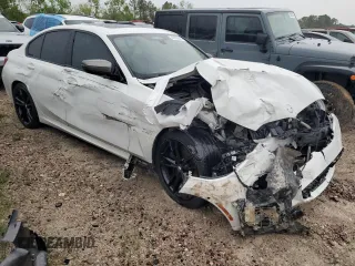 2021 BMW 3 Series M340i with VIN 3MW5U7J03M8C12479, listed as a Copart auction lot 49799845 with 39,303 mi miles and Salvage Title. Bid and sale history available at carsss.com. Image 4.