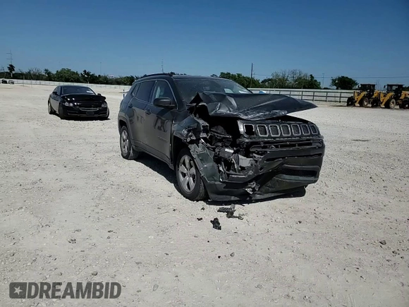 2019 Jeep Compass Latitude with VIN 3C4NJCBB5KT654713, listed as a Copart auction lot 52508305 with 113,586 mi miles and Salvage title. Bid and sale history available at DreamBid. Image 11.
