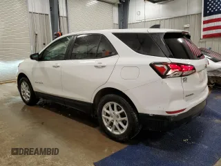 2022 Chevrolet Equinox LS z VIN 3GNAXSEV3NS116543, wystawiony jako Copart lot #51323205 z przebiegiem 59 389 mil mil oraz Szkoda całkowita • Salvage title. Historia ofert i sprzedaży dostępna na DreamBid. Obrazek 2.