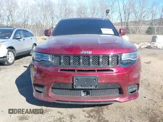 2017 Jeep Grand Cherokee SRT with VIN 1C4RJFDJ1HC754559, listed as a IAAI auction lot 41461029 with 100,096 mi miles. Bid and sale history available at carsss.com. Image 6.