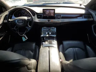 2013 Audi A8 L 6.3L with VIN WAUR4AFD1DN020503, listed as a Copart auction lot 69654204 with 189,999 mi miles and Salvage Title. Bid and sale history available at carsss.com. Image 8.