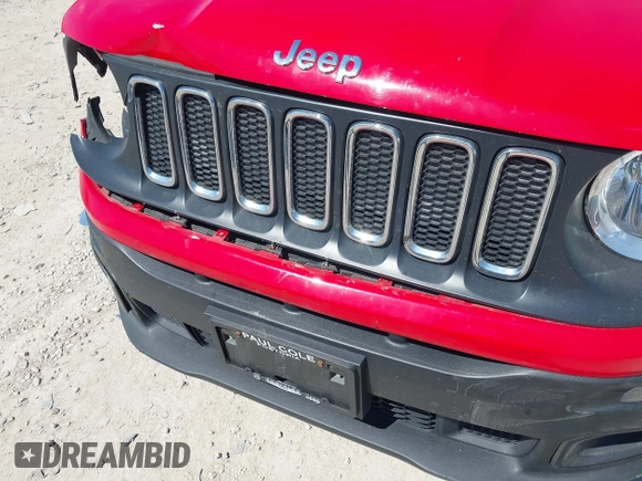 2018 Jeep Renegade Latitude with VIN ZACCJBBB7JPH12067, listed as a IAAI auction lot 42050297 with 103,916 mi miles and . Bid and sale history available at carsss.com. Image 12.