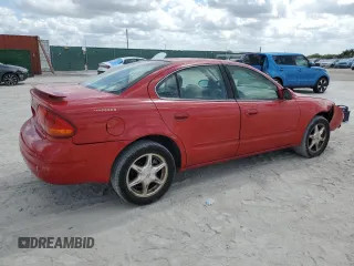 1999 Oldsmobile Alero GLS with VIN 1G3NF52E4XC400226, listed as a Copart auction lot 53790135 with 83,720 mi miles and Salvage Title. Bid and sale history available at DreamBid. Image 3.