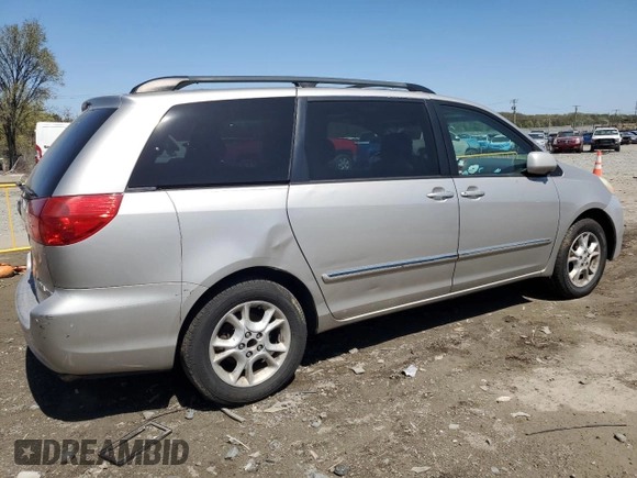 2006 Toyota Sienna XLE with VIN 5TDZA22C96S429070, listed as a Copart auction lot 53674345 with 192,611 mi miles and Clean Title. Bid and sale history available at carsss.com. Image 3.