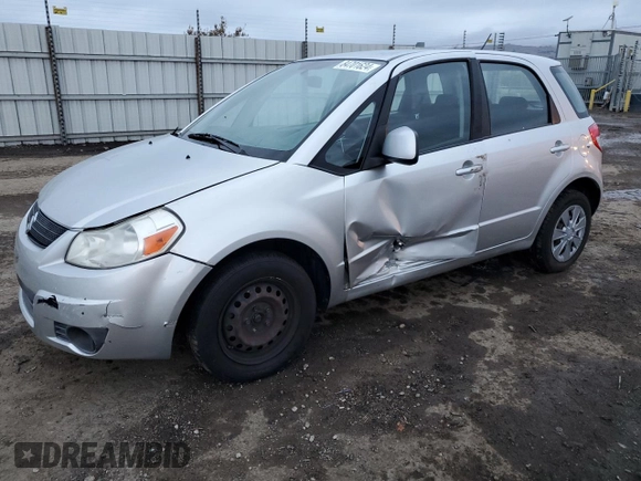 2007 Suzuki SX4 with VIN JS2YA411775100842, listed as a Copart auction lot 84701624 with 131,717 mi miles and Salvage Title. Bid and sale history available at carsss.com. Image 1.