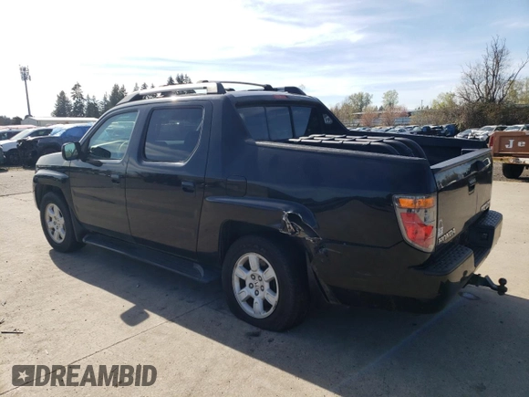 2007 Honda Ridgeline RTL w/Leather with VIN 2HJYK16537H520474, listed as a Copart auction lot 50600625 with 197,283 mi miles and Salvage Title. Bid and sale history available at carsss.com. Image 2.