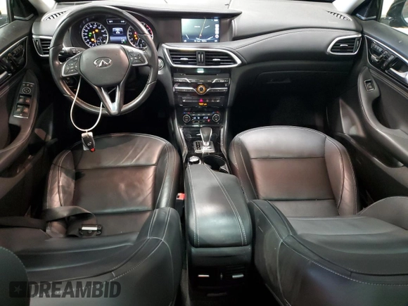 2017 Infiniti QX30 Luxury with VIN SJKCH5CR2HA030567, listed as a Copart auction lot 58141504 with 46,106 mi miles and Salvage Title. Bid and sale history available at carsss.com. Image 8.
