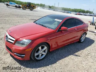 2013 Mercedes-Benz C-Class C 250 with VIN WDDGJ4HBXDF973808, listed as a Copart auction lot 52707005 with 127,891 mi miles and Salvage Title. Bid and sale history available at carsss.com. Image 1.