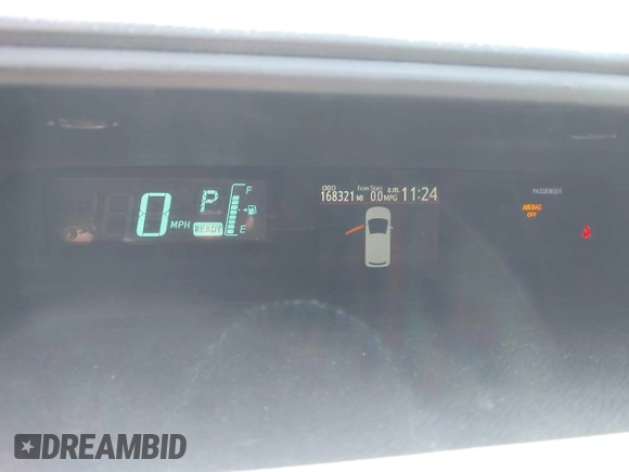 2012 Toyota Prius One with VIN JTDKDTB30C1023511, listed as a IAAI auction lot 42778754 with 168,321 mi miles and . Bid and sale history available at DreamBid. Image 7.