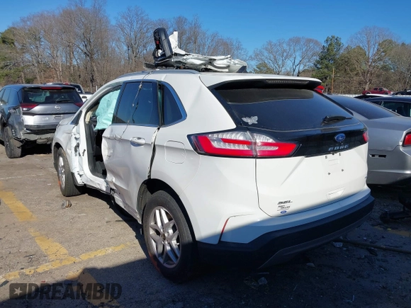 2023 Ford Edge SEL with VIN 2FMPK4J98PBA41560, listed as a IAAI auction lot 41268175 with 19,976 mi miles. Bid and sale history available at carsss.com. Image 3.
