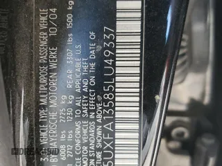 2005 BMW X5 3.0i with VIN 5UXFA13585LU49337, listed as a Copart auction lot 75214894 with 147,241 mi miles and Salvage Title. Bid and sale history available at carsss.com. Image 13.