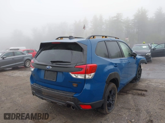 2024 Subaru Forester Wilderness with VIN JF2SKAJC2RH523375, listed as a IAAI auction lot 42219885 with 4,546 mi miles and . Bid and sale history available at DreamBid. Image 4.