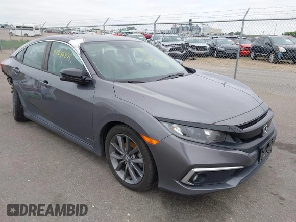 2019 Honda Civic EX с VIN 19XFC1F37KE014769, выставлен на аукционе IAAI как лот 42296893 с пробегом 48 561 миль миль и . История ставок и продаж доступна на DreamBid. Изображение 1.