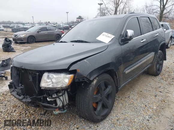 2011 Jeep Grand Cherokee Overland with VIN 1J4RR6GT5BC629412, listed as a IAAI auction lot 41741813 with 156,122 mi miles and . Bid and sale history available at DreamBid. Image 18.