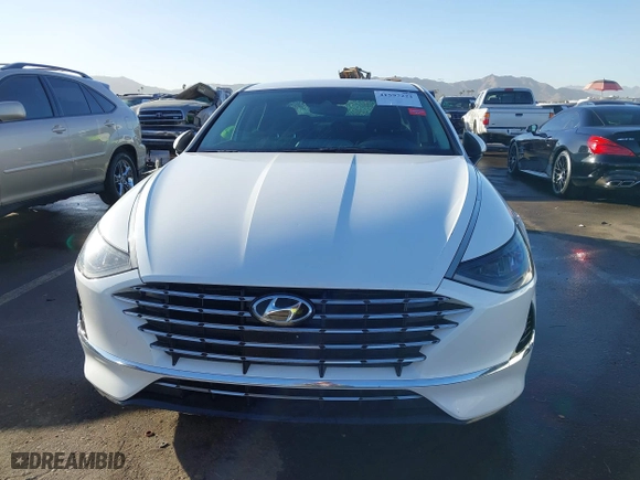 2021 Hyundai Sonata Hybrid SEL with VIN KMHL34JJ0MA024040, listed as a IAAI auction lot 41597221 with 54,891 mi miles. Bid and sale history available at carsss.com. Image 13.