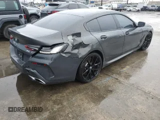 2022 BMW 8 Series 840i with VIN WBAGV2C09NCH61770, listed as a Copart auction lot 48985785 with 21,354 mi miles and Salvage Title. Bid and sale history available at DreamBid. Image 3.