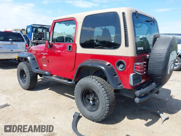 1999 Jeep Wrangler Sport with VIN 1J4FY19S2XP423638, listed as a IAAI auction lot 42553626 with 120,690 mi miles and . Bid and sale history available at DreamBid. Image 3.