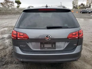 2017 Volkswagen Golf SportWagen S with VIN 3VWC17AUXHM502394, listed as a Copart auction lot 45247565 with 100,260 mi miles and Salvage Title. Bid and sale history available at carsss.com. Image 6.