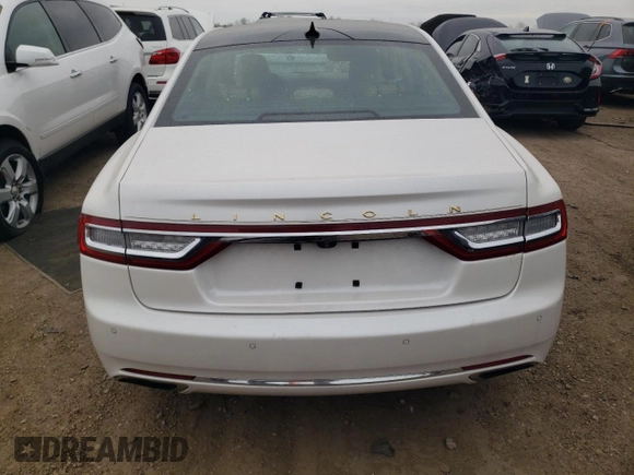 2018 Lincoln Continental Reserve with VIN 1LN6L9NC6J5611501, listed as a Copart auction lot 49544984 with 30,988 mi miles and Salvage Title. Bid and sale history available at carsss.com. Image 6.