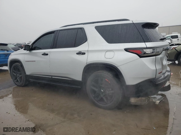 2018 Chevrolet Traverse Premier with VIN 1GNERKKW2JJ214774, listed as a Copart auction lot 87825795 with 100,041 mi miles and Salvage Title. Bid and sale history available at carsss.com. Image 2.