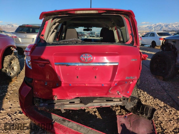 2012 Toyota RAV4 Sport with VIN JTMRK4DV5C5107440, listed as a Copart auction lot 46934795 with 92,263 mi miles and Salvage title. Bid and sale history available at DreamBid. Image 6.