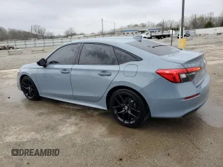 2023 Honda Civic Sedan Sport with VIN 2HGFE2F56PH557478, listed as a Copart auction lot 51128735 with 9,749 mi miles and Salvage Title. Bid and sale history available at carsss.com. Image 2.