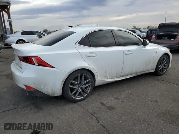 2015 Lexus IS 250 with VIN JTHCF1D2XF5017525, listed as a Copart auction lot 51175075 with 119,948 mi miles and Salvage Title. Bid and sale history available at DreamBid. Image 3.