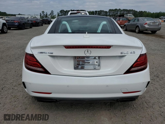 2017 Mercedes-Benz SLC 43 AMG z VIN WDDPK6GA6HF137047, wystawiony jako Copart lot #56179645 z przebiegiem 17 049 mil mil oraz Szkoda całkowita • Salvage title. Historia ofert i sprzedaży dostępna na DreamBid. Obrazek 6.