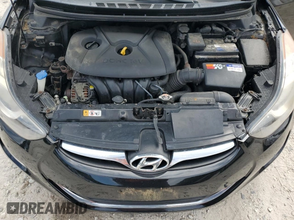 2012 Hyundai Elantra Limited with VIN KMHDH4AE2CU421304, listed as a Copart auction lot 62952855 with 134,492 mi miles and Clean title. Bid and sale history available at DreamBid. Image 11.
