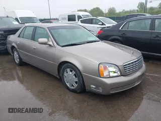 2000 Cadillac DeVille z VIN 1G6KD54Y2YU185928, wystawiony jako IAAI lot #42329499 z przebiegiem 82 638 mil mil oraz . Historia ofert i sprzedaży dostępna na DreamBid. Obrazek 1.