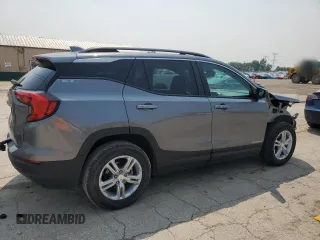 2021 GMC Terrain SLE with VIN 3GKALMEV0ML362219, listed as a Copart auction lot 59739645 with 47,889 mi miles and Salvage title. Bid and sale history available at DreamBid. Image 3.
