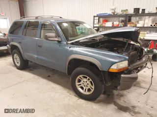 2002 Dodge Durango Sport with VIN 1B4HS38N22F157136, listed as a IAAI auction lot 41396481 with 186,039 mi miles. Bid and sale history available at carsss.com. Image 1.