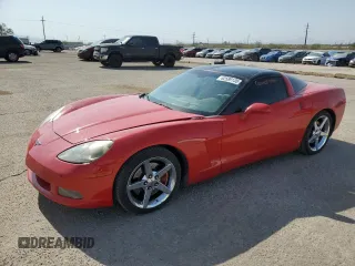 2007 Chevrolet Corvette with VIN 1G1YY26U575118214, listed as a Copart auction lot 62589135 with Not provided miles and Salvage title. Bid and sale history available at DreamBid. Image 1.