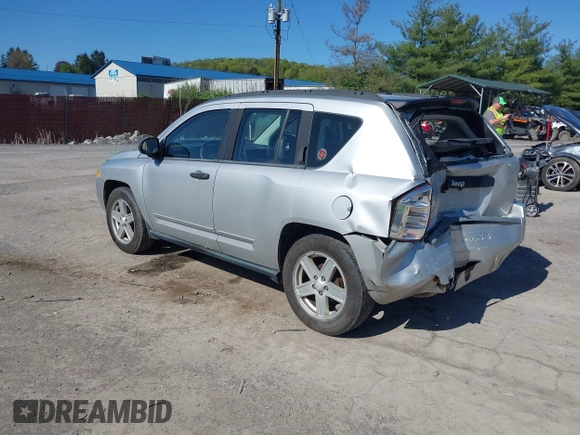 2008 Jeep Compass Sport with VIN 1J8FT47088D784150, listed as a IAAI auction lot 42122964 with 241,302 mi miles. Bid and sale history available at carsss.com. Image 3.