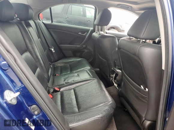 2009 Acura TSX with VIN JH4CU26629C028370, listed as a Copart auction lot 47500185 with 0 mi miles and Salvage Title. Bid and sale history available at carsss.com. Image 10.