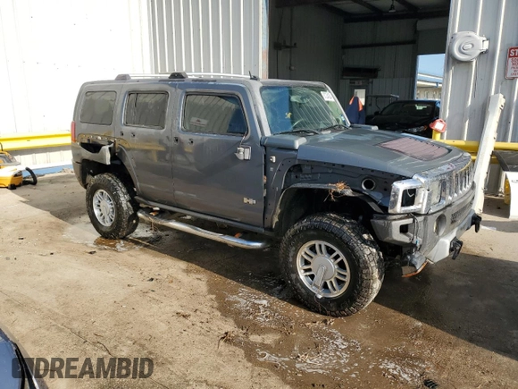 2009 Hummer H3 SUV Luxury with VIN 5GTEN13E098101728, listed as a Copart auction lot 87084234 with 284,893 mi miles and Salvage Title. Bid and sale history available at carsss.com. Image 4.