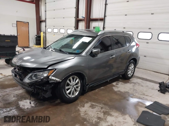 2017 Nissan Rogue SV with VIN JN8AT2MT8HW382710, listed as a IAAI auction lot 41625578 with 151,034 mi miles. Bid and sale history available at carsss.com. Image 17.