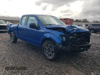 2017 Ford F-150 XL with VIN 1FTFX1EF8HKD34527, listed as a Copart auction lot 86733584 with 123,391 mi miles and Salvage Title. Bid and sale history available at carsss.com. Image 4.