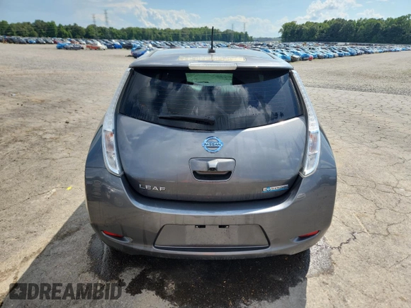 2017 Nissan LEAF SV with VIN 1N4BZ0CP1HC302162, listed as a Copart auction lot 62365315 with 60,281 mi miles and Salvage title. Bid and sale history available at DreamBid. Image 6.