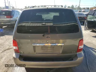 2005 Kia Sedona LX with VIN KNDUP132856716343, listed as a Copart auction lot 76028804 with 122,914 mi miles and Salvage Title. Bid and sale history available at carsss.com. Image 6.