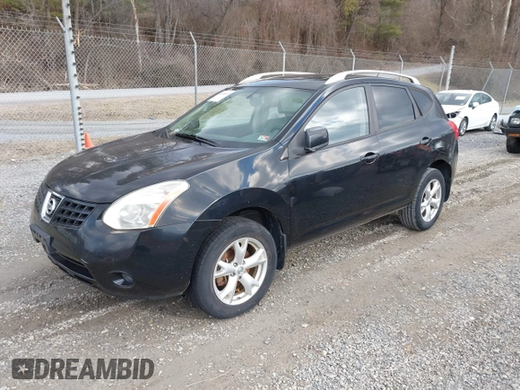 2009 Nissan Rogue SL with VIN JN8AS58V99W446819, listed as a IAAI auction lot 41508367 with 166,044 mi miles. Bid and sale history available at carsss.com. Image 2.