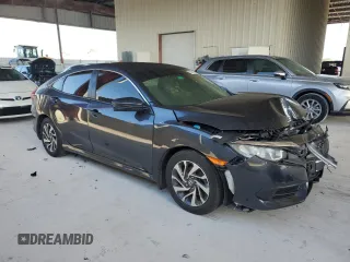 2018 Honda Civic Sedan EX with VIN 2HGFC2F7XJH564349, listed as a Copart auction lot 52791335 with 0 mi miles and Salvage Title. Bid and sale history available at carsss.com. Image 4.