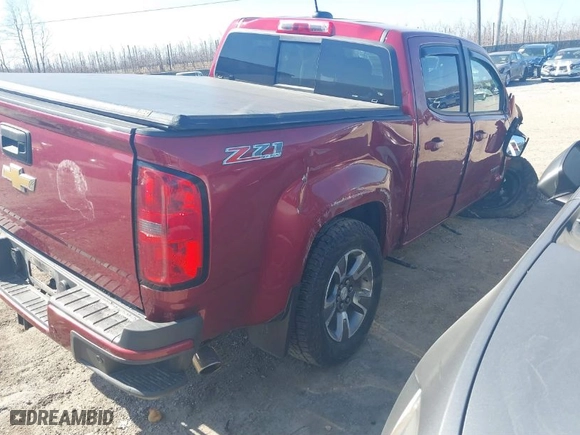 2019 Chevrolet Colorado 4WD Z71 with VIN 1GCGTDEN0K1115177, listed as a IAAI auction lot 41775785 with 48,825 mi miles. Bid and sale history available at carsss.com. Image 4.