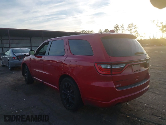 2020 Dodge Durango GT with VIN 1C4RDHDG4LC162735, listed as a IAAI auction lot 41469823 with 166,991 mi miles and . Bid and sale history available at DreamBid. Image 3.