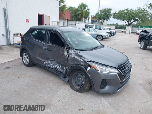 2023 Nissan Kicks S z VIN 3N1CP5BV3PL543504, wystawiony jako IAAI lot #42387560 z przebiegiem 30 740 mil mil oraz . Historia ofert i sprzedaży dostępna na DreamBid. Obrazek 1.
