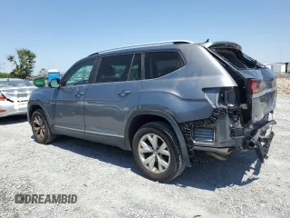 2018 Volkswagen Atlas SEL z VIN 1V2MR2CA5JC597037, wystawiony jako Copart lot #49145785 z przebiegiem 59 105 mil mil oraz Szkoda całkowita • Salvage title. Historia ofert i sprzedaży dostępna na DreamBid. Obrazek 2.