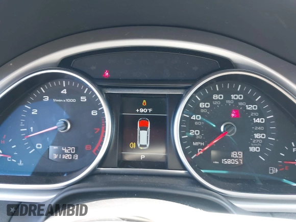 2014 Audi Q7 Premium Plus with VIN WA1LGAFEXED014547, listed as a IAAI auction lot 42639055 with 158,057 mi miles and . Bid and sale history available at DreamBid. Image 7.