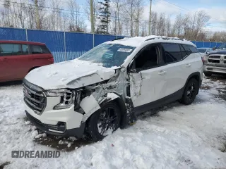 2023 GMC Terrain AT4 z VIN 3GKALYEG0PL223320, wystawiony jako Copart lot #45699885 z przebiegiem 38 962 mil mil oraz Szkoda całkowita • Salvage title. Historia ofert i sprzedaży dostępna na DreamBid. Obrazek 1.